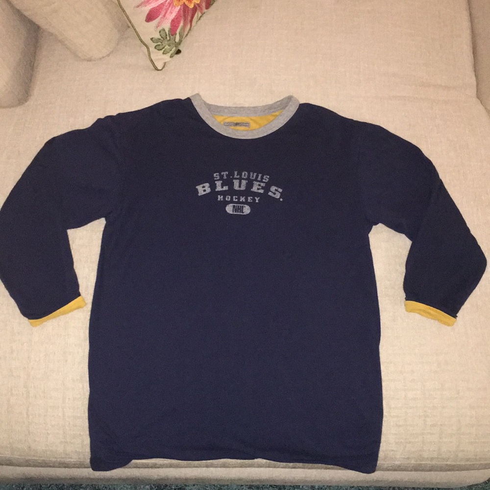 ST LOUIS BLUES LONG SLEEVE T SHIRT